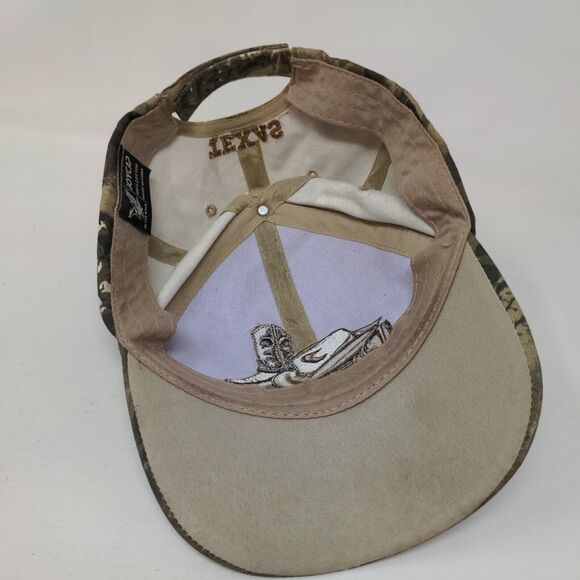 Texas Strapback Hat Camouflage One Size Adjustable Embroidered 6 Panel Joy Cap - Picture 6 of 8